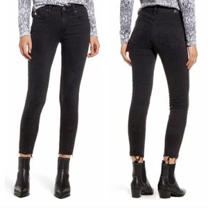 Adriano Goldschmied AG Legging Super Skinny Raw Ankle Jeans Sz 29R